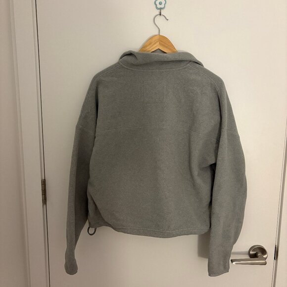 Girlfriend Collective half zip grey sweatshirt - Picture 2 of 2